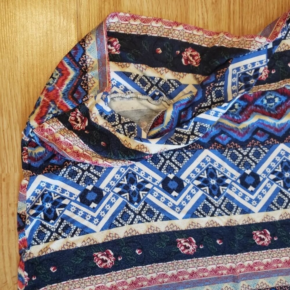 Pretty XL boho Navajo skirt in the softest, comfiest style. - Picture 4 of 10